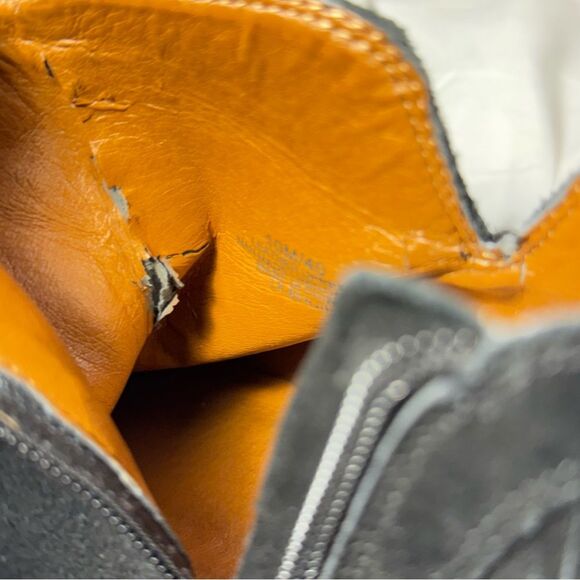 Lucky Brand Frida fringe suede bootie black size 10 - Picture 10 of 11